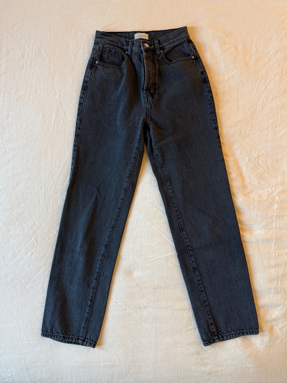 PacSun Eco Dad Jean in Faded Black
